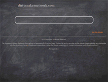 Tablet Screenshot of dirtysnakesnetwork.com